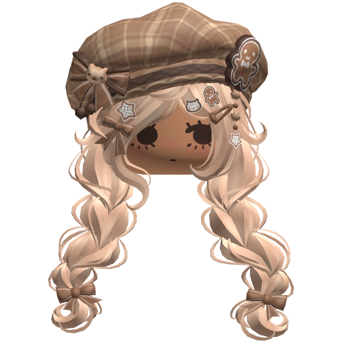 ♡ Christmas Gingerbread Braids (Blonde)