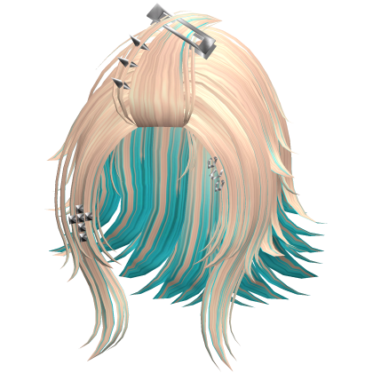 Punk Wolf Cut 1 Blonde & Blue