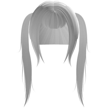 🖤ノ gothic vampire emo wispy pigtails white Roblox item