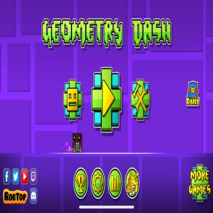 geometry dash menu