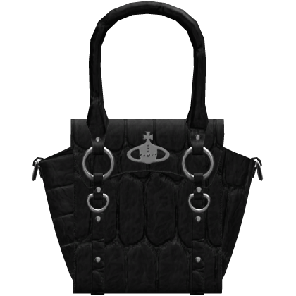 Black Vivienne Westwood Baddie Purse Bag