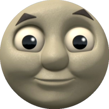 Thomas Please Face (Transparent) Roblox decal