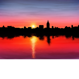 [UPDATE]City at sunset