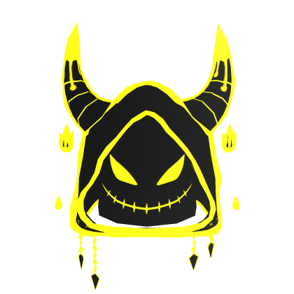 Yellow Cartoony Evil Hood