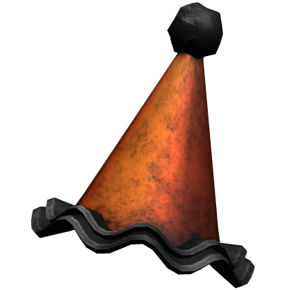 Orange Halloween Party Clown Hat V2 Roblox item