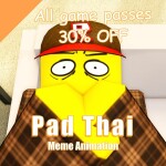 (HIGURUMA) 30% OFF Pad Thai Meme Animation 