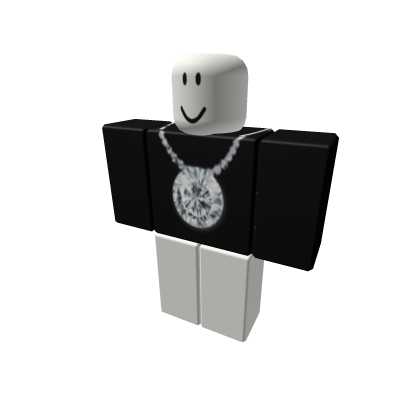 Shirt with diamond chain