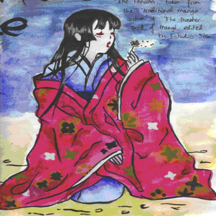 Japanese princess painting Roblox decal