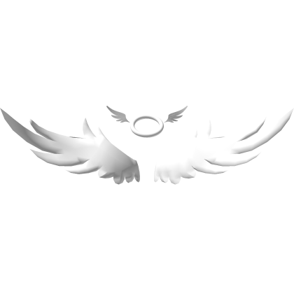 White Angel Wings & Winged Halo