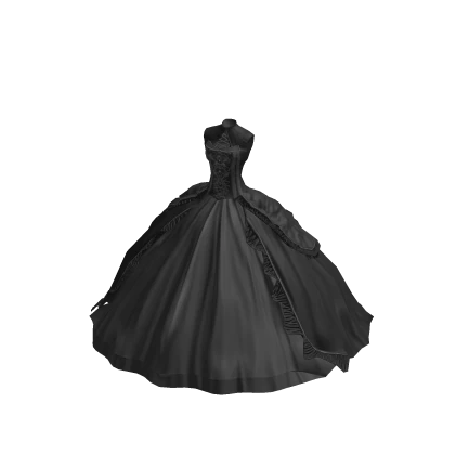 Black vampire queen dress | Roblox Item - Rolimon's