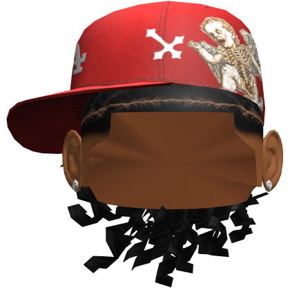 Curly Ponytail w Earrings  Roblox item