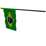 Brazil Mouth Flag