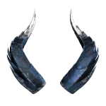 [ OxSxD ] Dark Bluesteel Silver Horns [ v3 ]