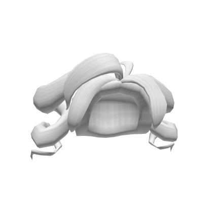 White Curled Twintails V2 Roblox item