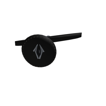 Nox Stitched Eyepatch - Black & Silver