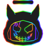 Rainbow Cartoony Hood