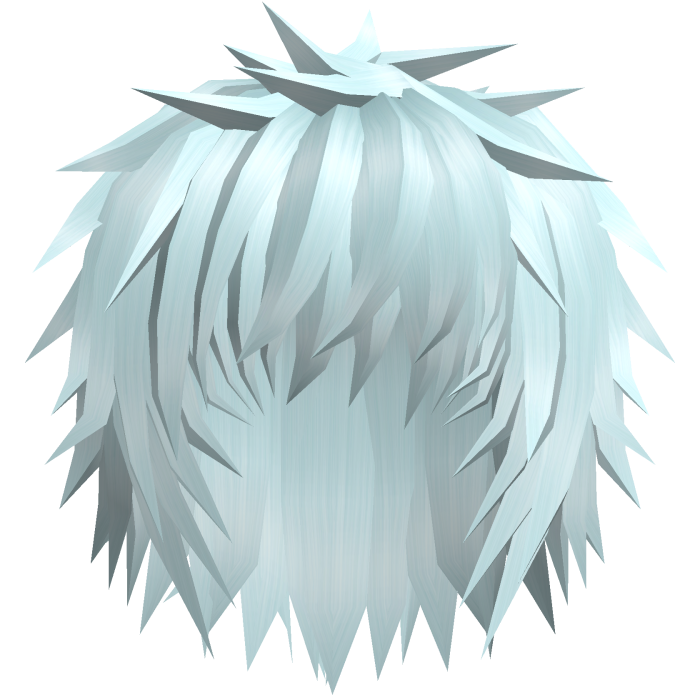 Pastel Blue Spiky Emo Vkei Anime Boy Hair