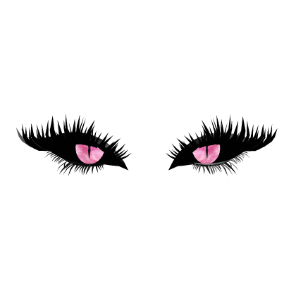 Black Sclera Monster Pink Eye Lashes