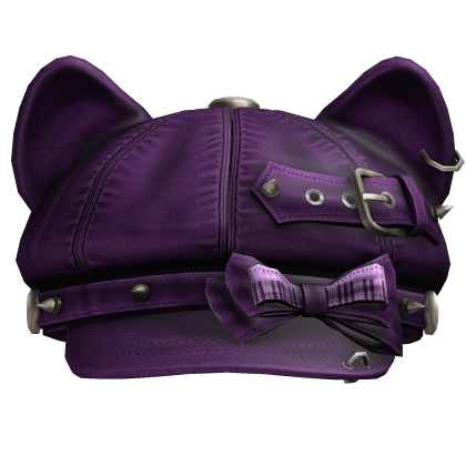 Kawaii Kitten Beret (Dark Purple) Roblox item