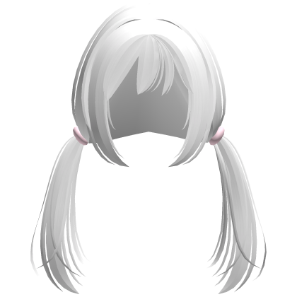 white manga cutie loose low pigtails