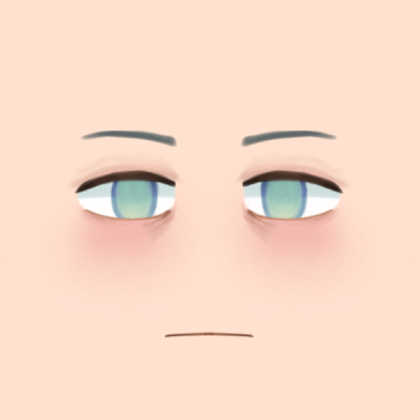 Anime face Roblox decal