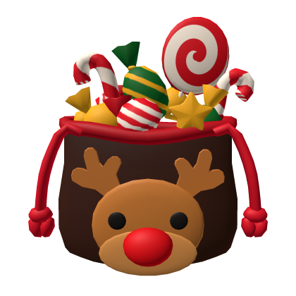 Christmas Reindeer Candy Bag