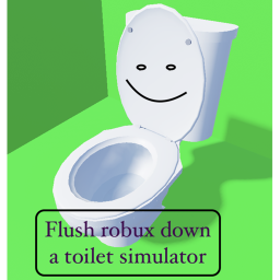 flush money down a toilet simulator