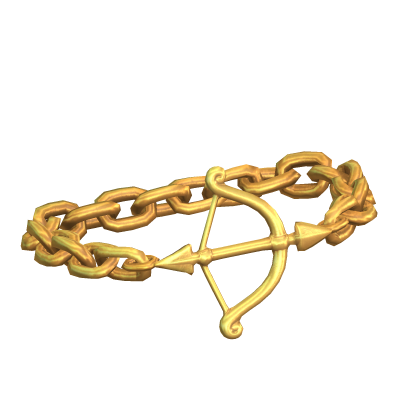 Gold Bow Arm Bracelet (L)