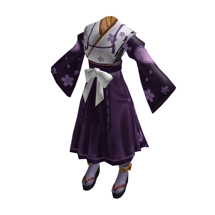 Traditional Attire Shrine Maiden Outfit-Purple