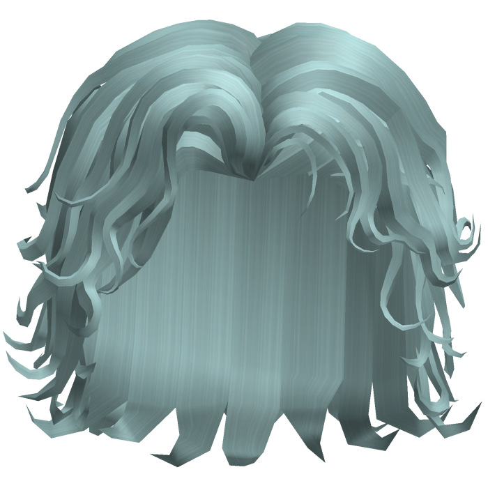 Wavey Ice Blue Surfer Male Curly Hair