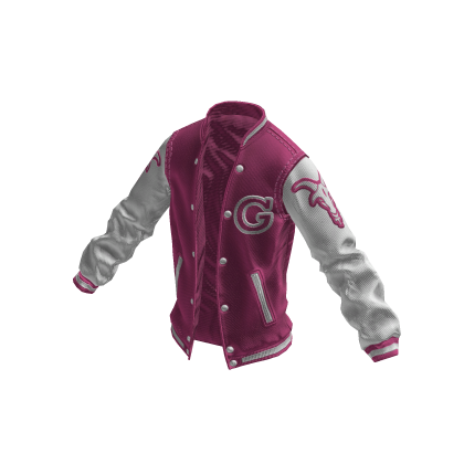 College Jacket | Rosa White