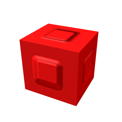 Sparkling Red Gem Crystal Jewel Item