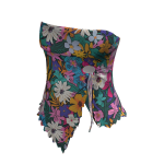 🍀Summer Drawstring Flower Tube Top