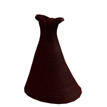 Dark Red Wavy Layers Gala Dress thumbnail