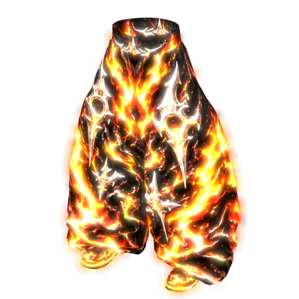 ✅Baggy Pants✅ Fire Emissive Glow
