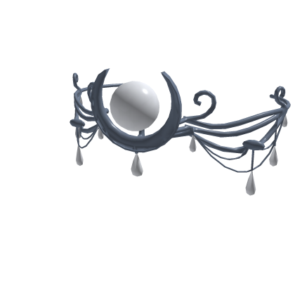 Celestial Moon Goddess Tiara with Pearls