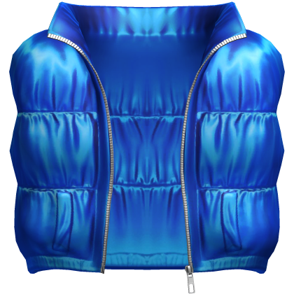Blue Shiny Puffer Vest 3.0 Roblox item