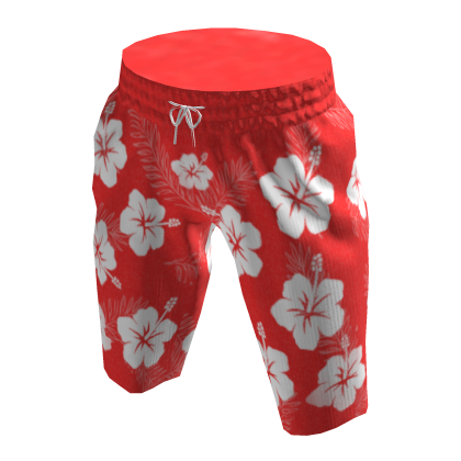 Beach Shorts - Hibiscus
