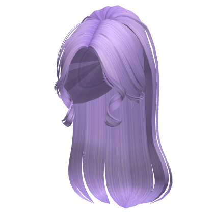 Elegant sleek Ponytail in Purple Roblox item
