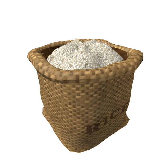 Traditional Rice Bag Basket