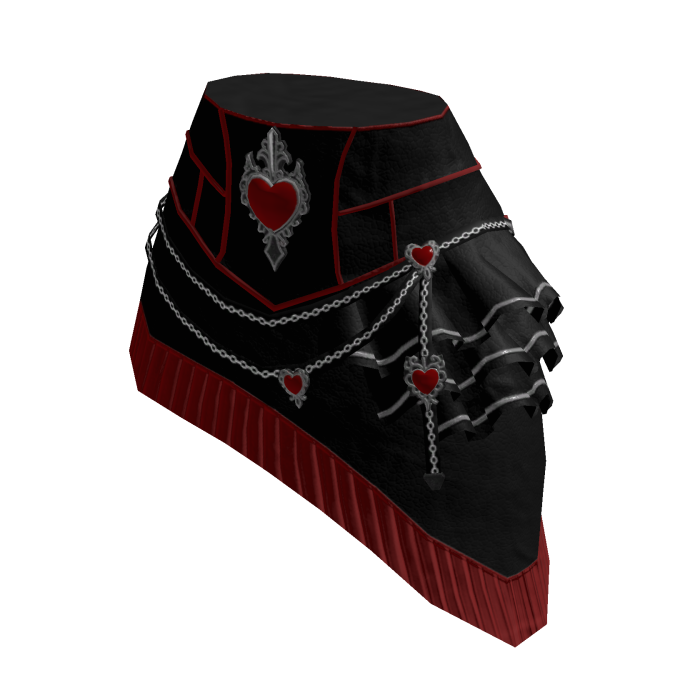 ✧♡✧ Red Black Goth Ruffle Mini Skirt