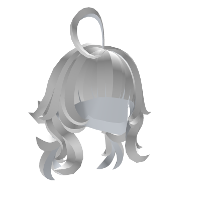 Cherry's Blocky White Pigtails Roblox item