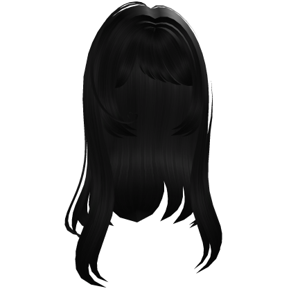 ୨୧ : Cute Layered Butterfly Hair (Black)