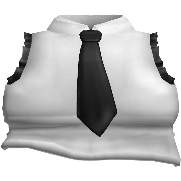 Simple cute ruffled messy top with black tie
