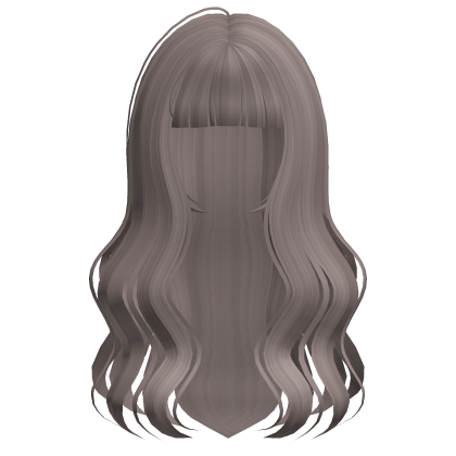 ♡꒰ wavy dust brown long dollette hair Roblox item