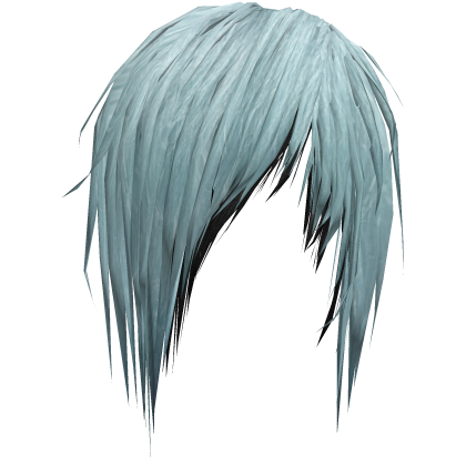 Sideswept Fringe Addon`black/pastel blue Roblox item