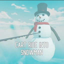 Cart Ride Into Snowman! icon