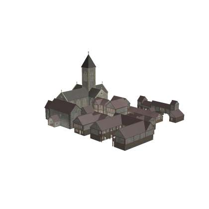 🏖 Medieval Houses Pack Castle Medieval Village 