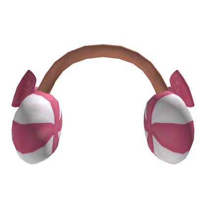 christmas peppermint earmuffs