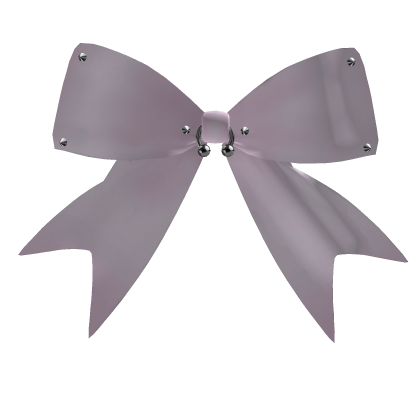 ♡cute alt bow with piercing  (pink) thumbnail